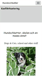 Mobile Screenshot of hundochkatter.se
