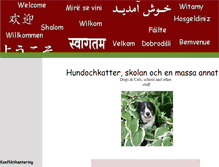Tablet Screenshot of hundochkatter.se